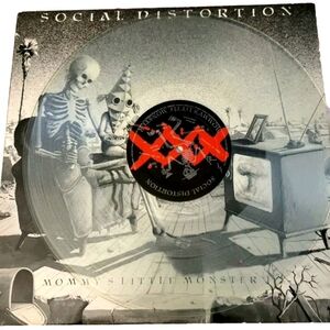 Social Distortion Mommy's Little Monster Promo Clear Vinyl LP - Ltd Edition 200!